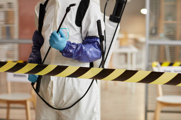 Professional Blood Cleanup technician working in Dover, AR